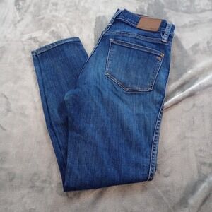 Madewell Petite 10" High Rise Skinny Jeans Tencel Danny Wash Stretch Comfort 26P